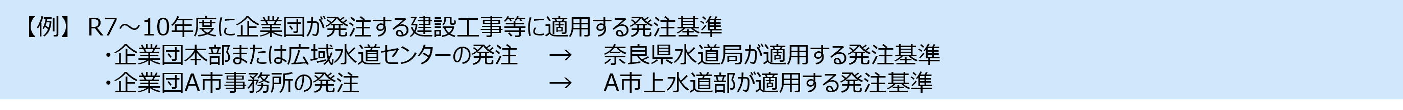 発注基準例